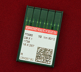Иглы промышленные Groz-Beckert 1738 (DBx1) R №80